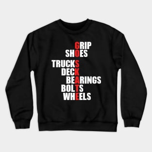 GO SKATE Crewneck Sweatshirt